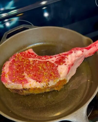 Australian tomahawk steak, approximately 1.2 kg. photo review